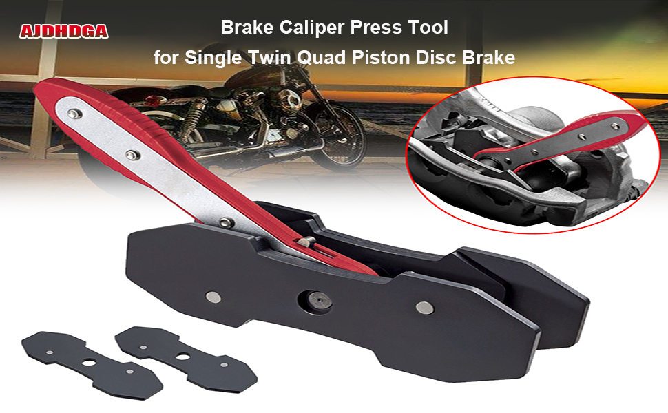AJDHDGA Brake Caliper Compression Tool, Car Ratcheting Brake Spreader Caliper
