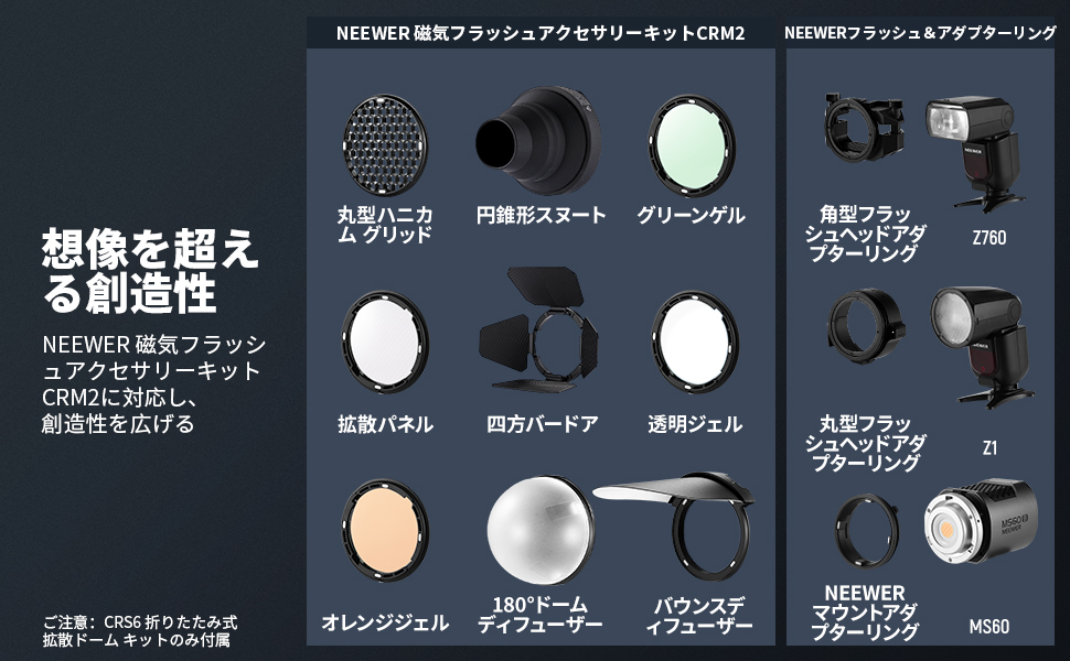 Amazon.co.jp: NEEWER ソフトボックス拡散ドーム