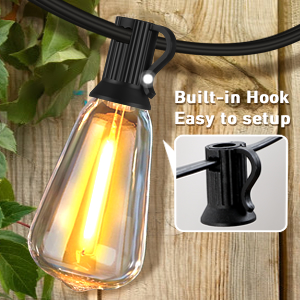 outdoor string lights waterproof