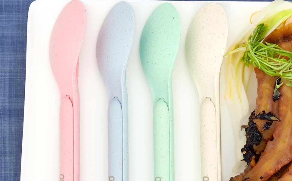 kids utensils forks and spoons lunch utensil set