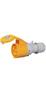 アクさん 専用 Amazon.co.jp: IEC 60309 メス 16A 3ピン 110V-130V 50/60Hz 4h