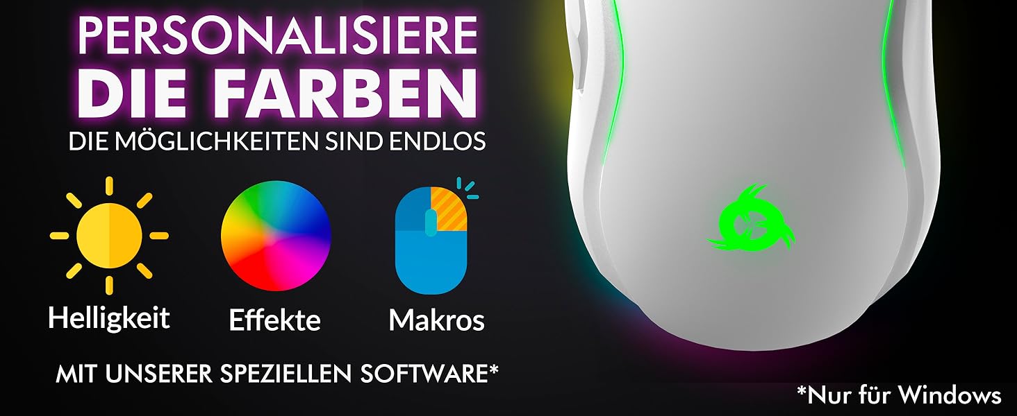 klim mouse mice gaming gamer drahtlos bluetooth blue tooth kabel gebunden