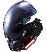 Marikito Cyberpunk Mask Helmet Futuristic Mask Techwear Mask Sci Fi Mask Gothic Mask Halloween Co...