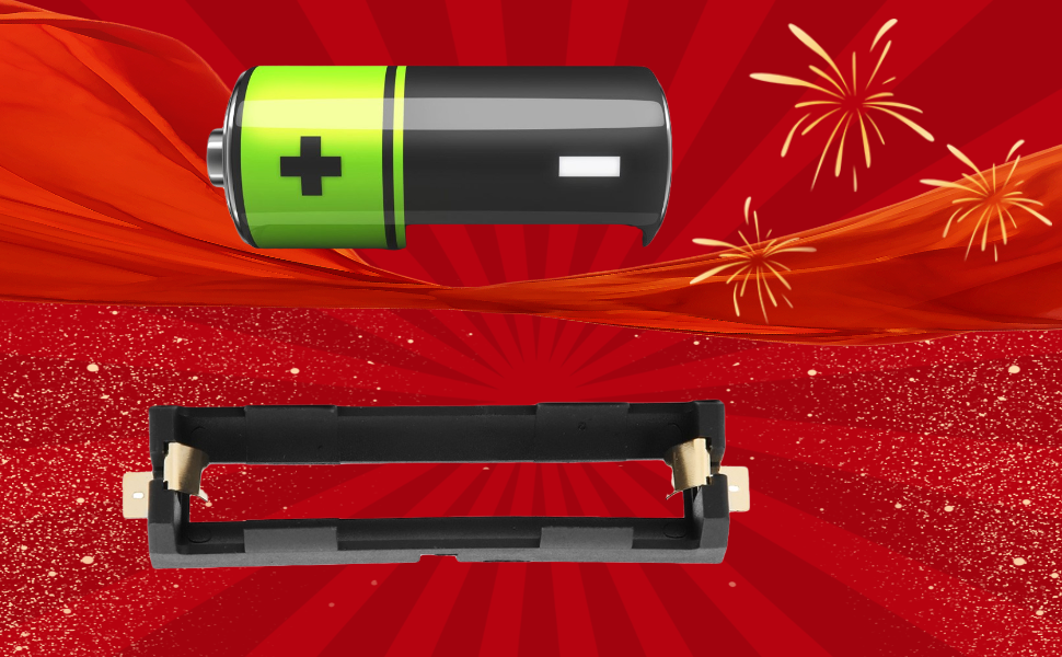 8Pcs 18650 Battery Holder 3.7V 18650 Single Section High