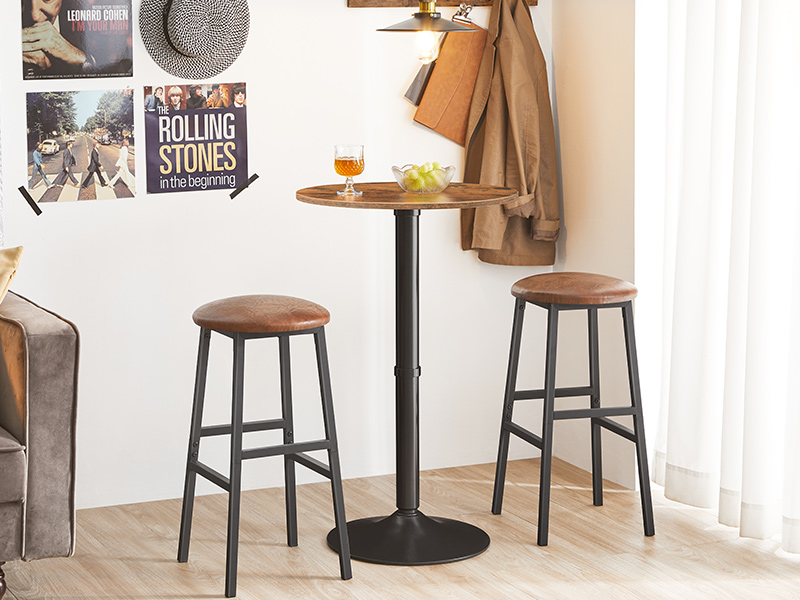 Amazon.com: HOOBRO Round Bar Table, 35