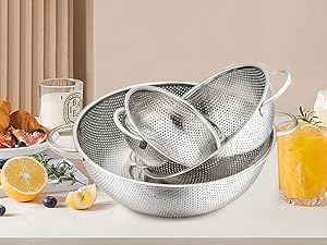 metal colander