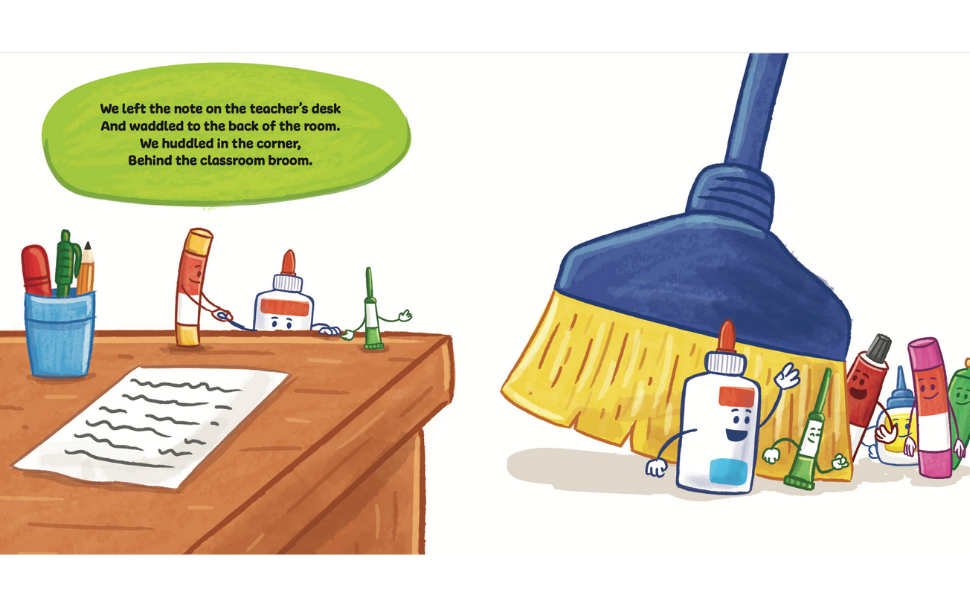 Glues On Strike A Funny, Rhyming, Read Aloud Kid's Book For Preschool