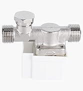 DC 24 V Hochtemperatur-Galvanik-Kupfer-Druckmagnet-Wasserventil, 1/2-Zoll-Außengewinde