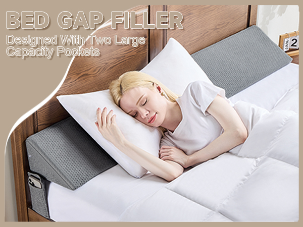 bed wedge pillow for headboard mattress gap filler wedge pillow for headboard gap wedge pillow
