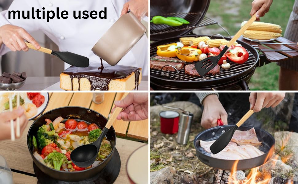 Cooking with Spatula Set