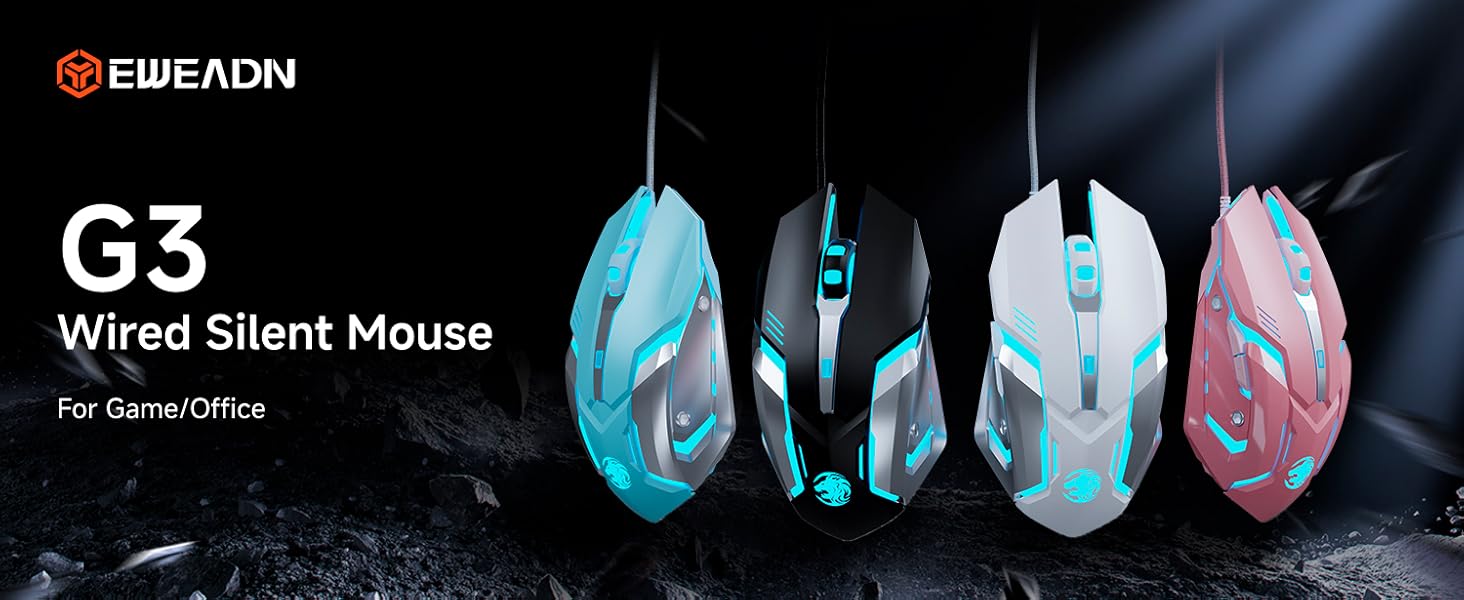G3 Wired Silent Mouse