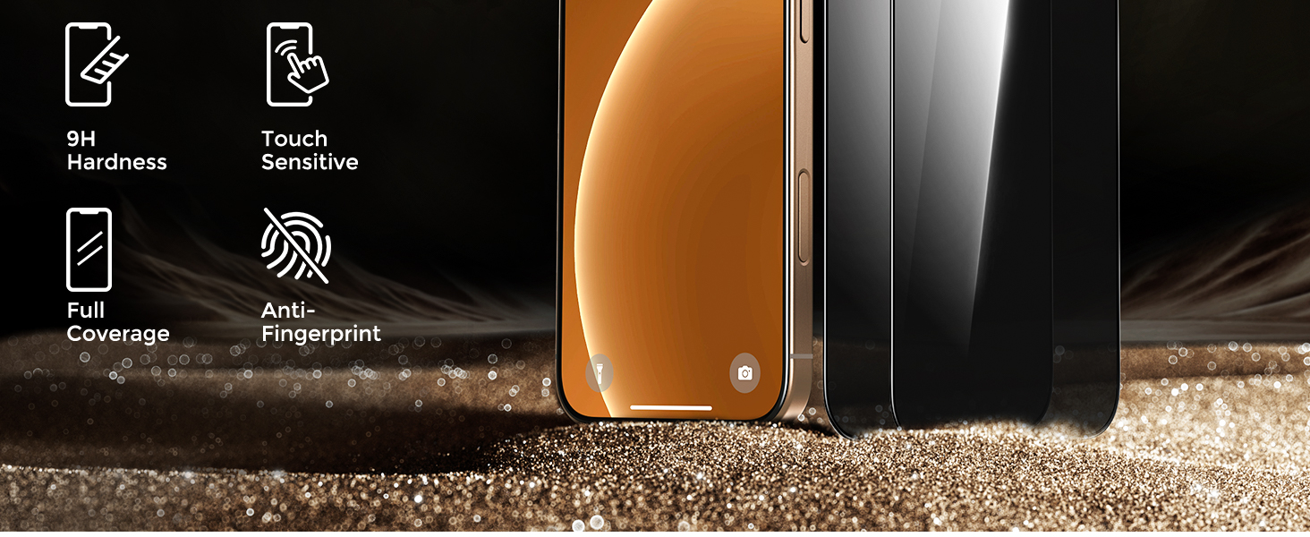 Privacy Screen Protector for iPhone 16 Pro