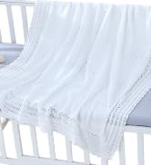 white christening blanket