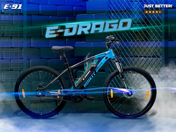 NINETY ONE E-Drago | Electric Cycle | 7.8 Ah Battery | 29 T