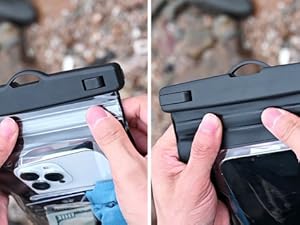waterproof phone pouch floating