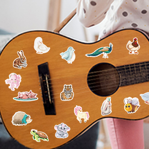 Animal Stickers for Guitar