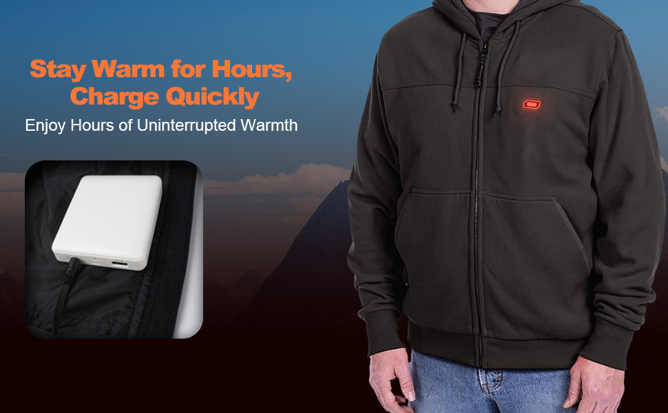 12v 3200mAh Heated Jacket Battery Pack for Milwaukee, Snap