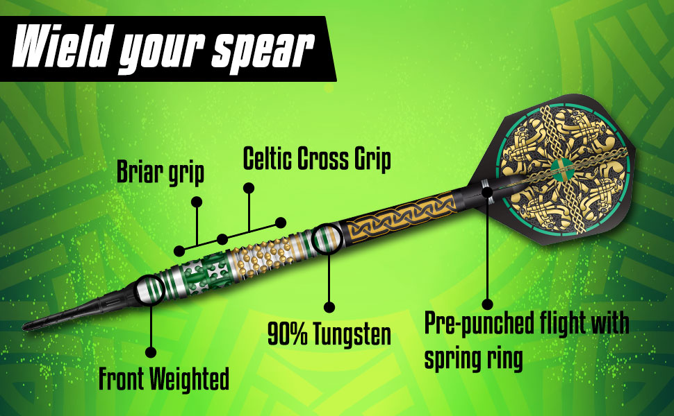 Shot! Darts Soft Tip, Celt Cernunnos (18g/20g), 90