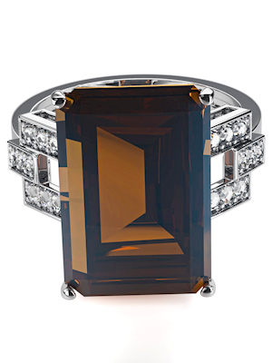 Smoky Quartz Ring