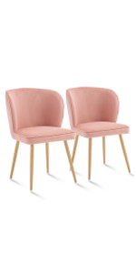 velvet dining chairs