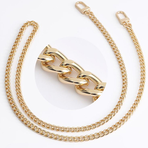 3 Catene Per Borsa 120cm Con Nappe - Cinghie Di Ricambio Moda Per Borse A Tracolla