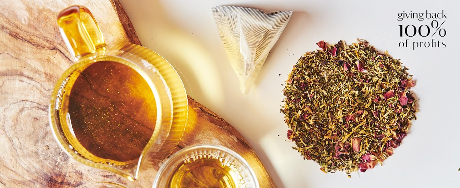 ORGANIC SPEARMINT ROSE HERBAL TEA