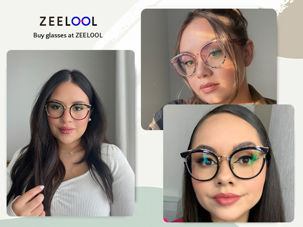 Amazon.com: Zeelool Retro Cat Eye Blue Light Blocking