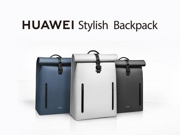 エコ配歓迎 完売品新品未使用ファーウェイスタイリッシュバックパック防水ファスナ黒 エコ配歓迎 完売品新品未使用ファーウェイスタイリッシュバック