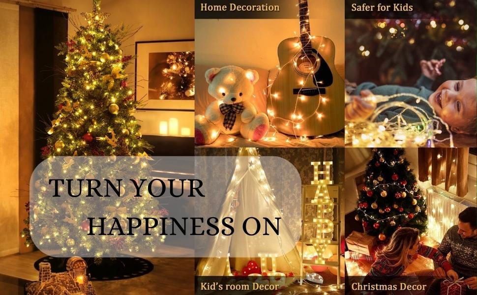 warm white  led Light for Decoration Lights Led Strip Lights for Diwali Decoration String Light