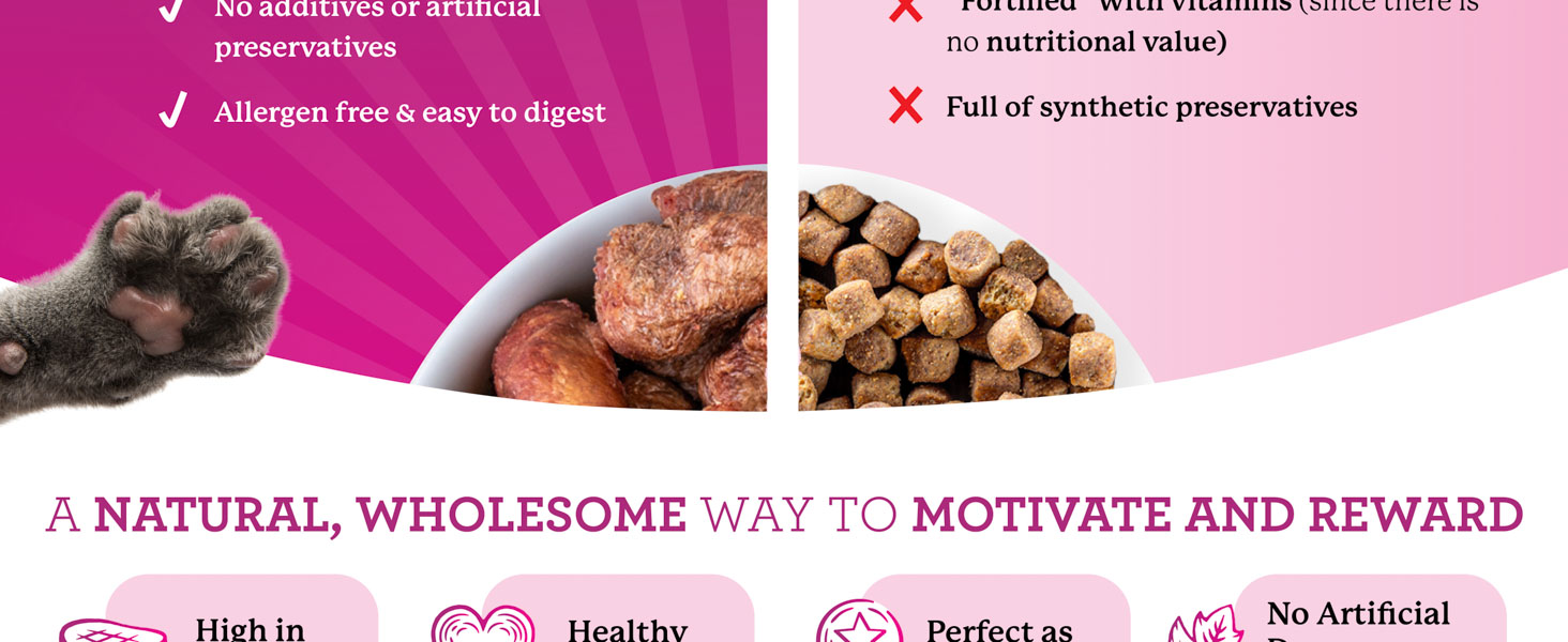 natural ingredients cat food and treats