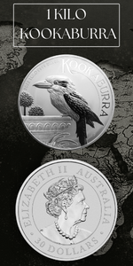 2022 1 Kilo Kookaburra Silver Coin