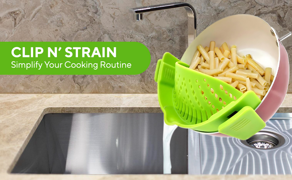 women cooking burns ground beef hacks spaghetti clip fit veggie disch wash strainers catcher dollar