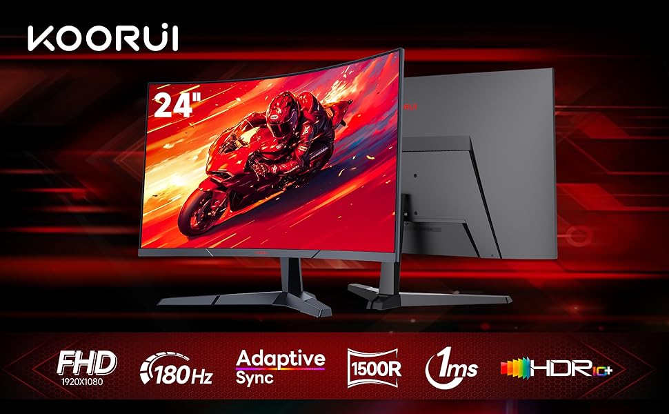 24 inch gaming monitor 24 inch curved monitor 180hz gaming monitor