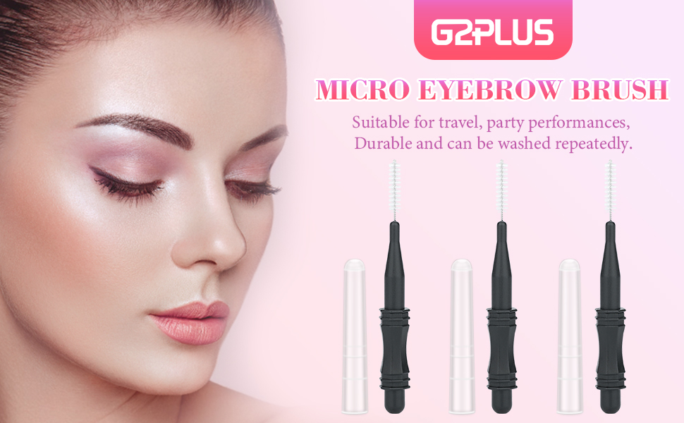 Eyelash and Eyebrow Comb Brush with Tube