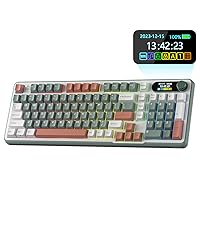 RK R98Pro メカニカルキーボード Rk s98およびROKludgeメカニカルキーボードノブ,96% rgb,バック