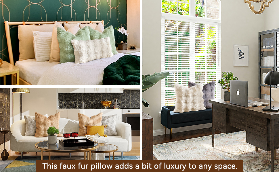luxury easy complemented your other pillows,wall and couch
