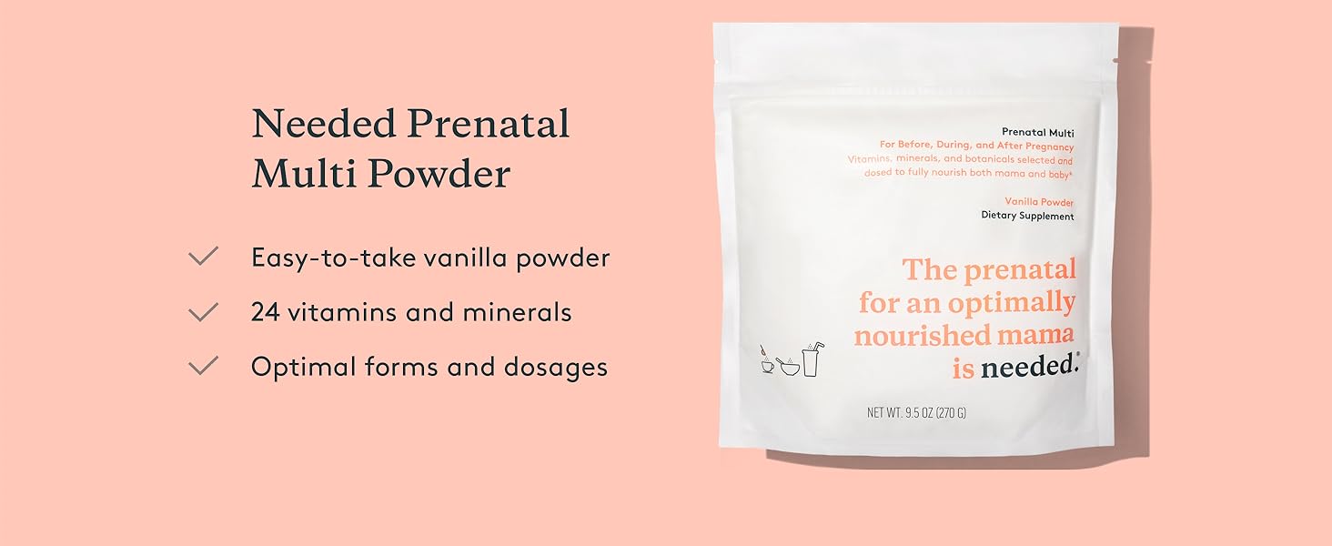 Needed Prenatal Choline Optimal Prenatal Choline Add On, 250Mg Talc