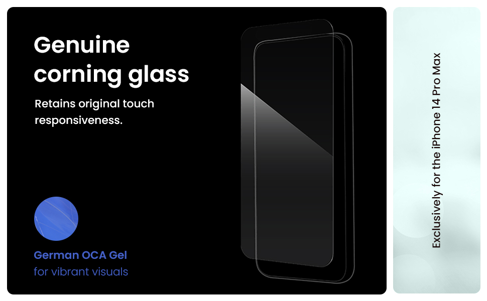 Totem Tempered Glass Screen Guard Protector for iPhone 14 Pro Max with