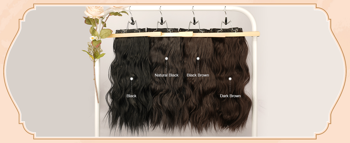 clip in hair extensions hairpieces long wavy clip in hair piece