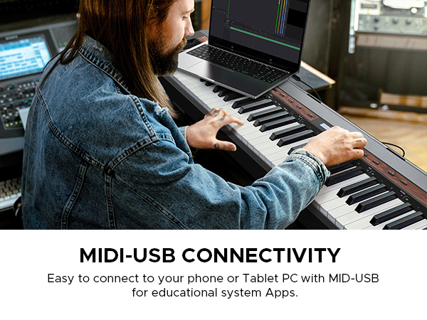 Weighted keyboard