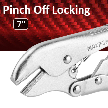 pinch off locking pliers