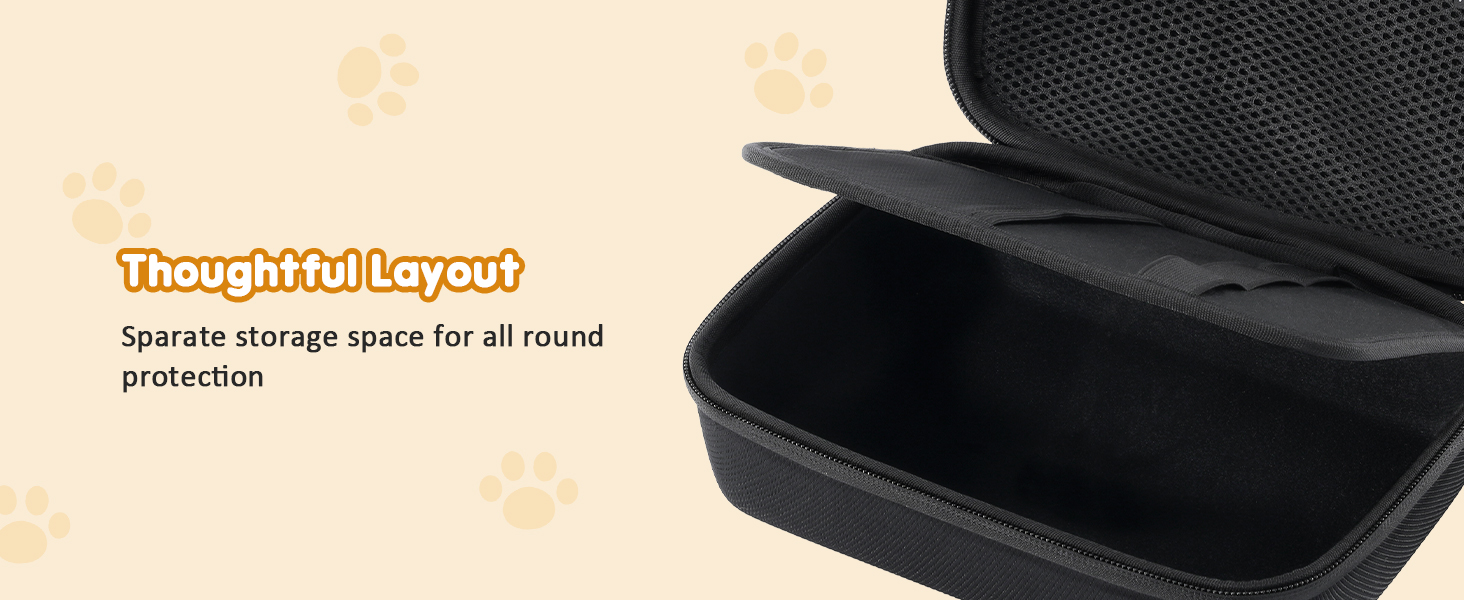 ProCase Hard Pet Grooming Tool Storage Case