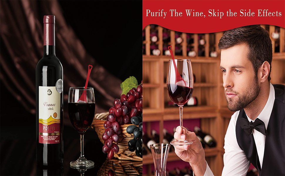 AllNatural Red Wine Purifier (8 Pack) Effectively Removes Sulfite and Histamine to