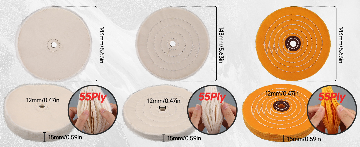 グラインダー バフ 研磨布バフ　ディスクサンダー バフ 電動ドリル用 研磨ヘッド用 グラインダー用