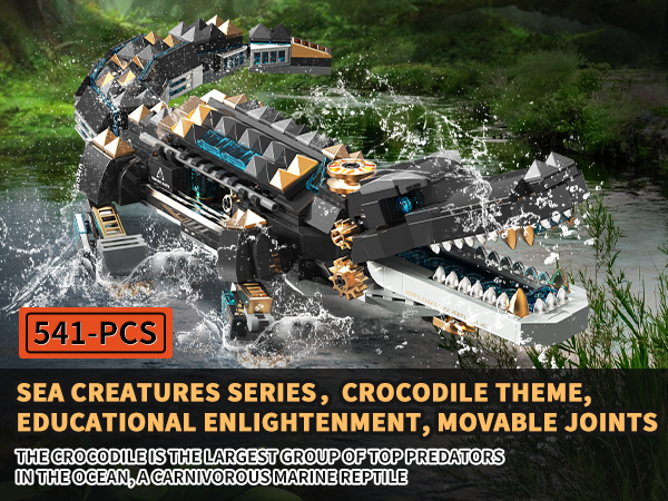 Amazon.com: WINGIFT 541 Piece Crocodile Building Sets,Sea