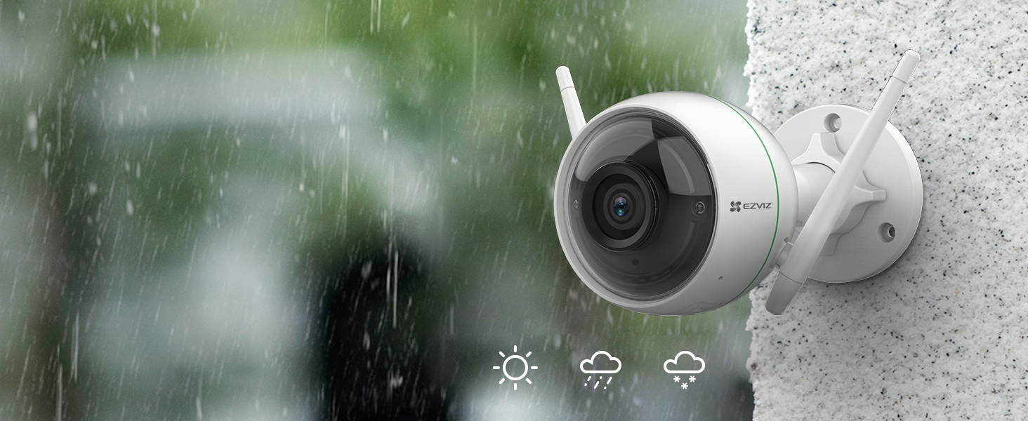 EZVIZ Security Camera Outdoor 1080P WiFi, 100ft Night Vision, Weatherproof, Smart Motion