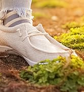 WHITIN Women's Wide Barefoot Shoes | Canvas Minimalist Loafers | Fashion Sneakers