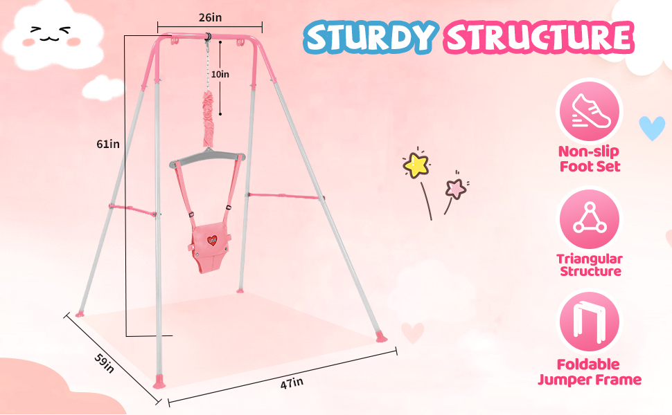 Baby jumping chair