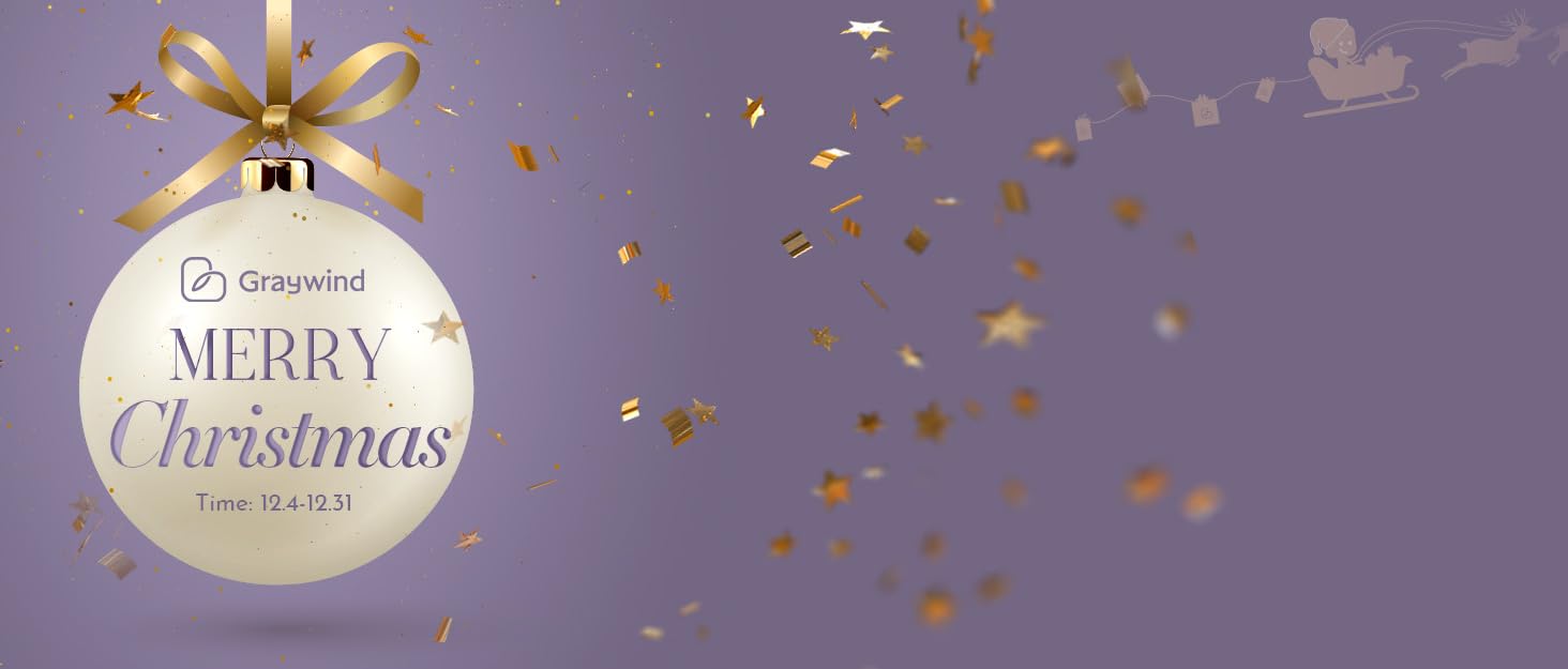 Graywind Rechargeable Smart Zebra Blinds, Customized Dual Layer Electric Day Night Blinds Compatible with Alexa Google, Privacy Protection Motorised Blinds for Window Smart Home, Luxury Blue Grey 9 women day