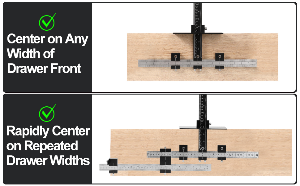 SUNCONY Hardware Jig Tool Aluminum Alloy,Adjustable Drill Guide